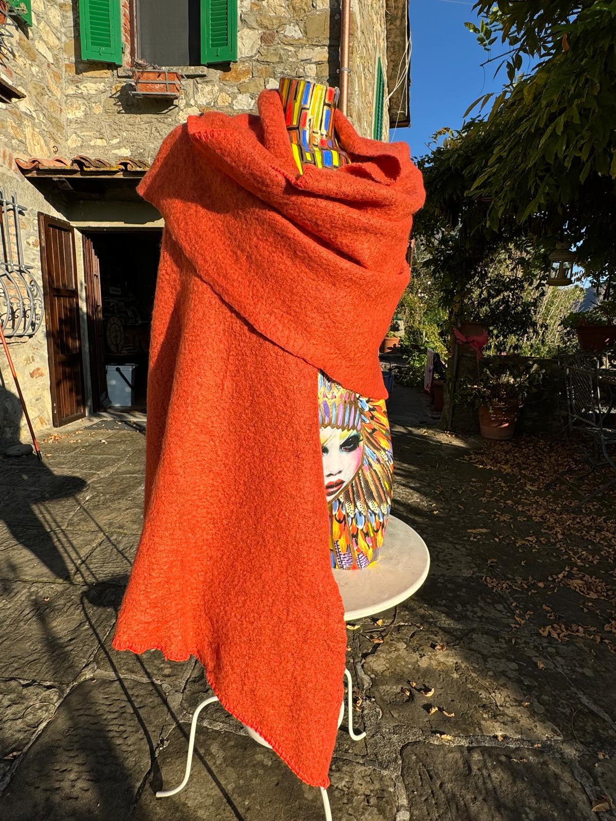 Elegant French Wool Shawl – Ultra-Soft and Lightweight Winter Wrap