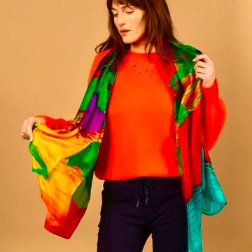 Sumptuous Silks – 100% Pure Silk Spring Scarves