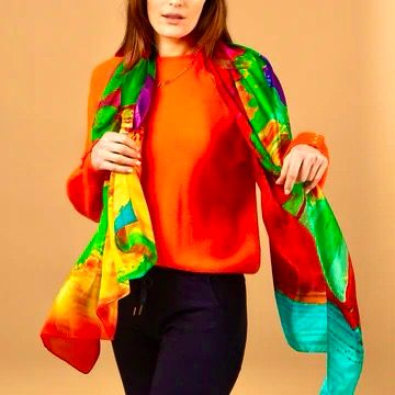 Sumptuous Silks – 100% Pure Silk Spring Scarves