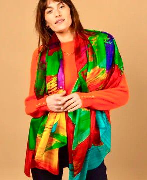 Sumptuous Silks – 100% Pure Silk Spring Scarves
