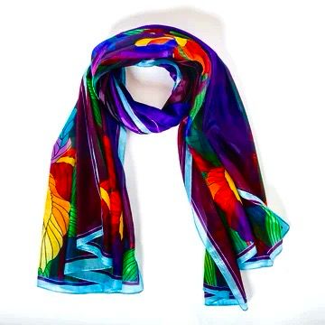 Sumptuous Silks – 100% Pure Silk Spring Scarves