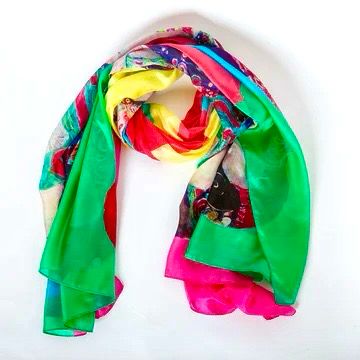 Sumptuous Silks – 100% Pure Silk Spring Scarves