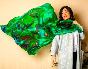 Sumptuous Silks – 100% Pure Silk Spring Scarves