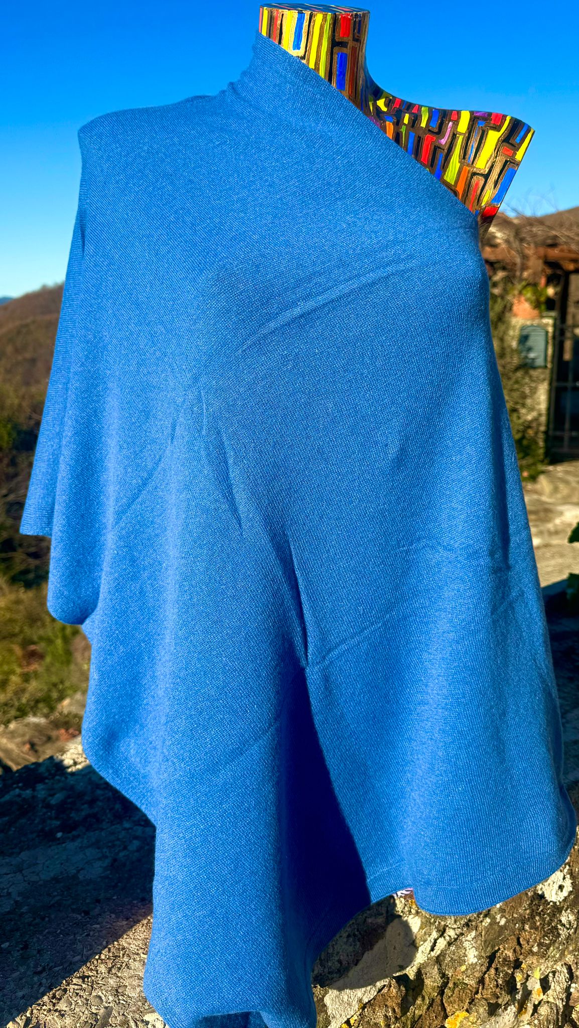Luxurious Italian Cashmere Poncho