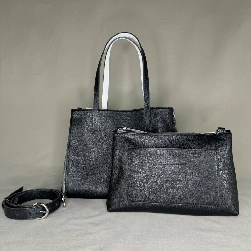 Alpha Milano Reversible Leather Shopper – Luxury & Versatility