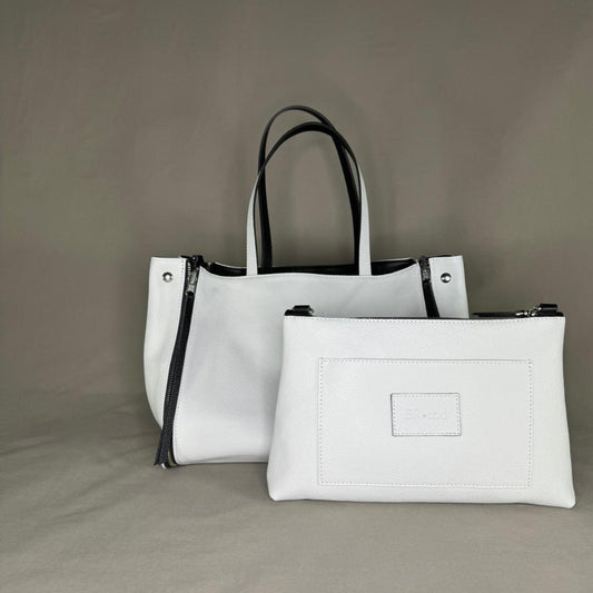 Alpha Milano Reversible Leather Shopper – Luxury & Versatility