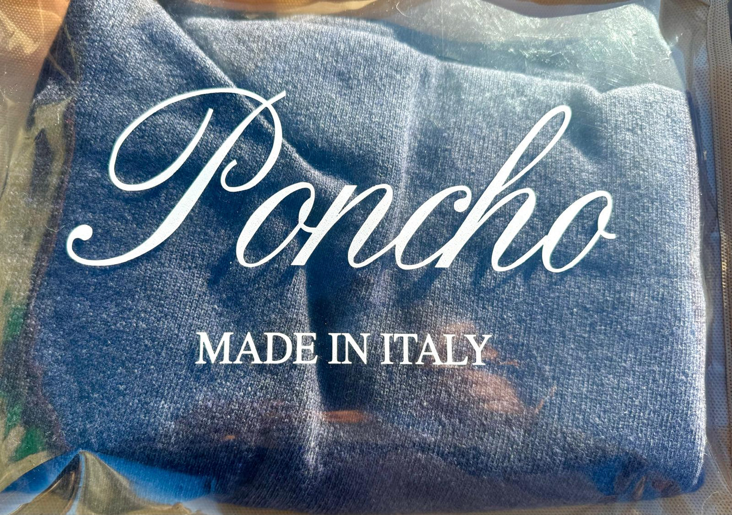 Luxurious Italian Cashmere Poncho
