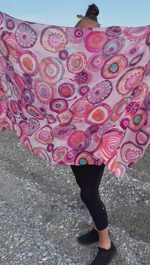 Bright & Colorful Silk Blended Shawls