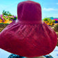 Gorgeous Handmade Roll-Up Summer Hat