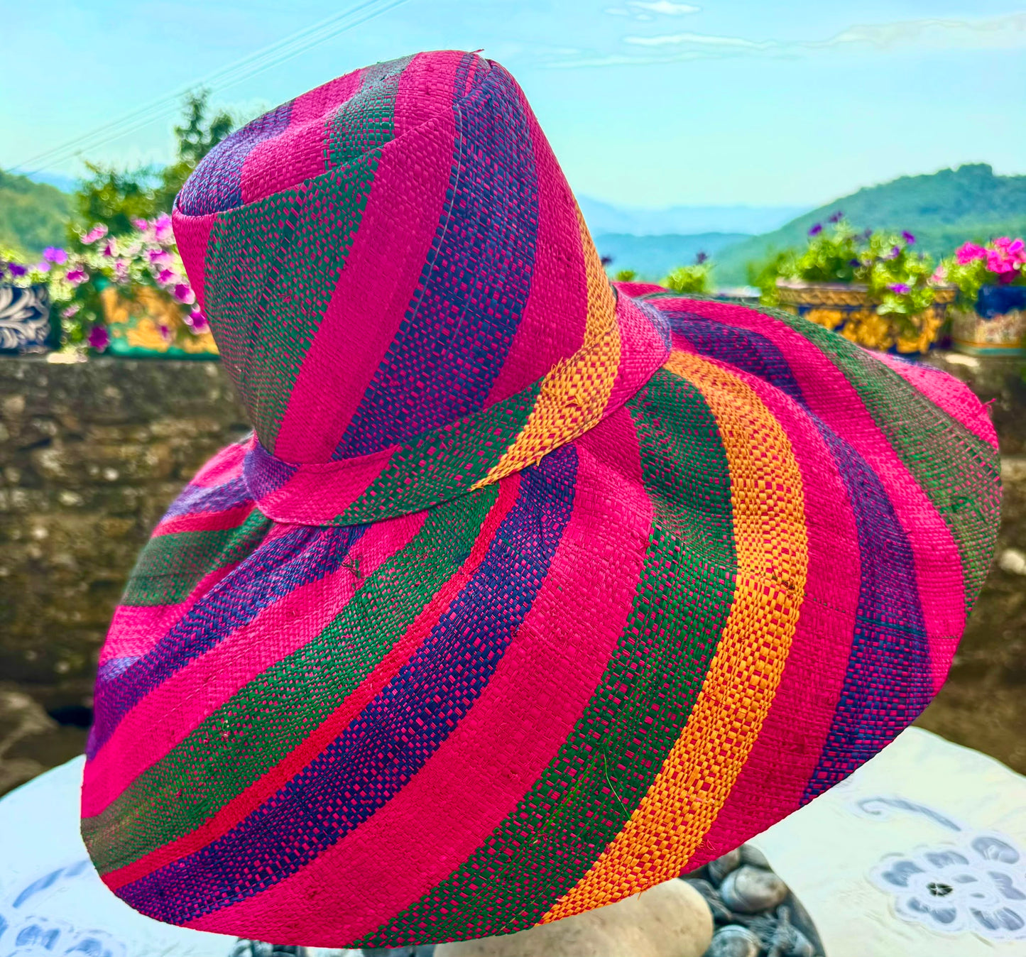 Gorgeous Handmade Roll-Up Summer Hat