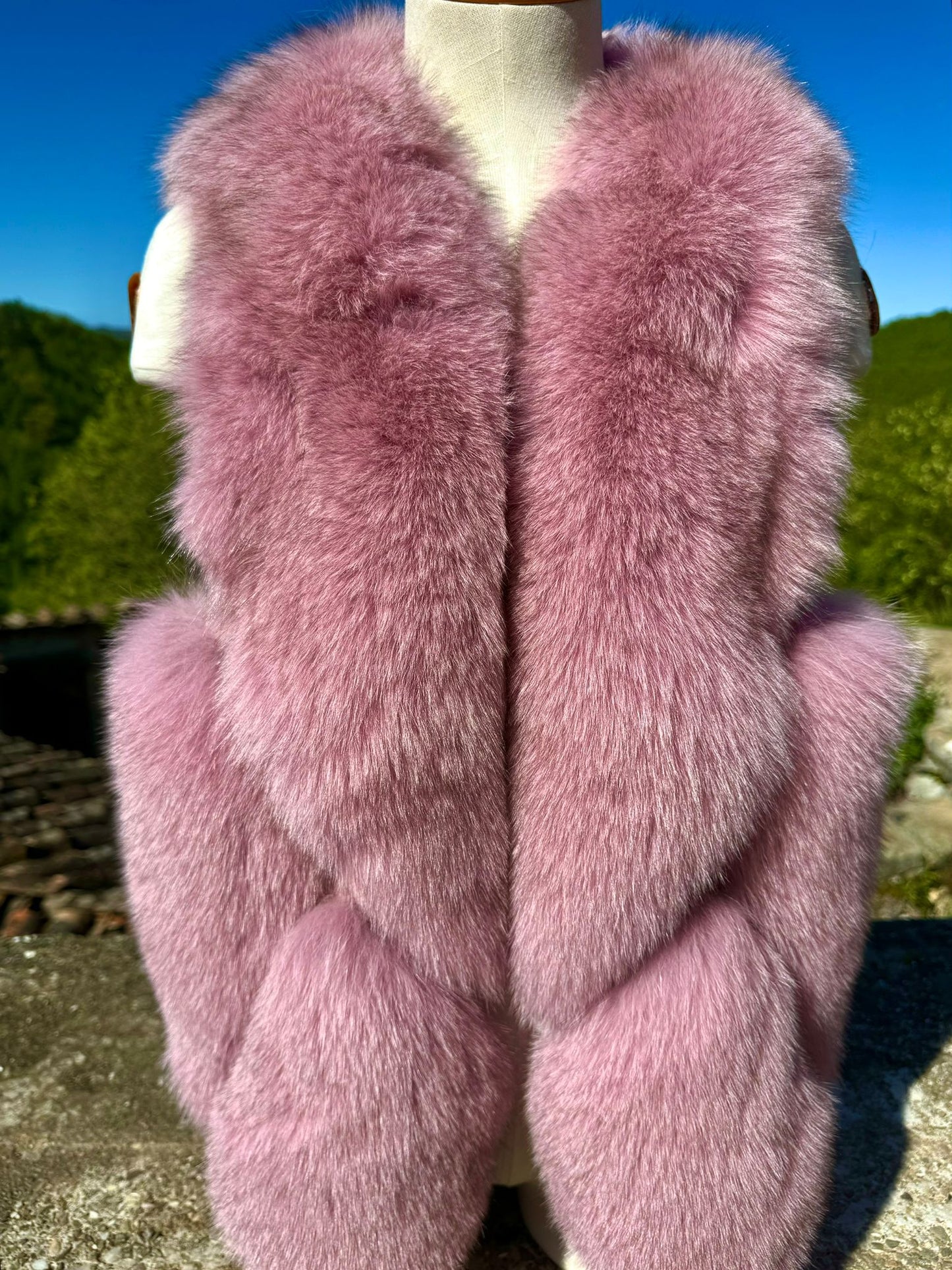 Soft & Luxurious Pure Fox Fur Vests