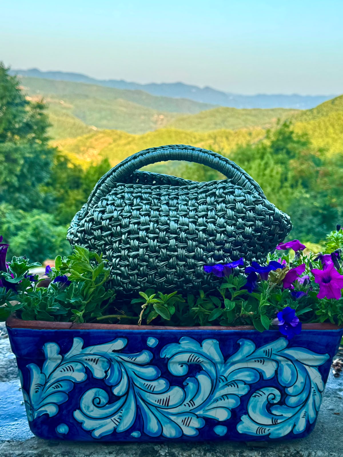 Handmade Silver Eco Leather Clutch Bag