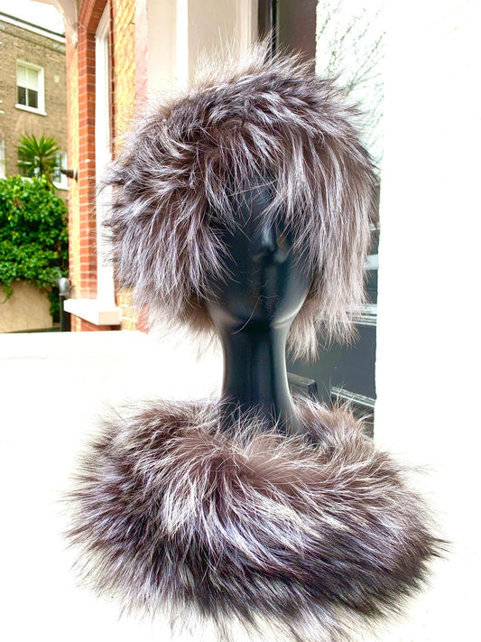 Fox Fur Headbands, Neck Warmers and Cuffs